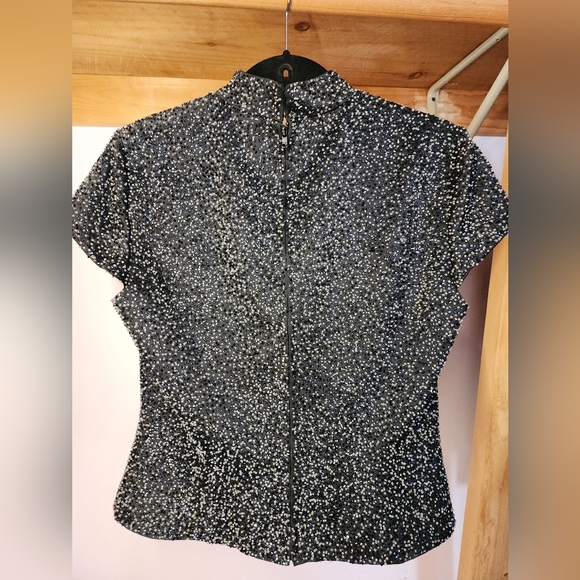 Zola Evening Beaded Top Size 8 - Picture 3 of 4
